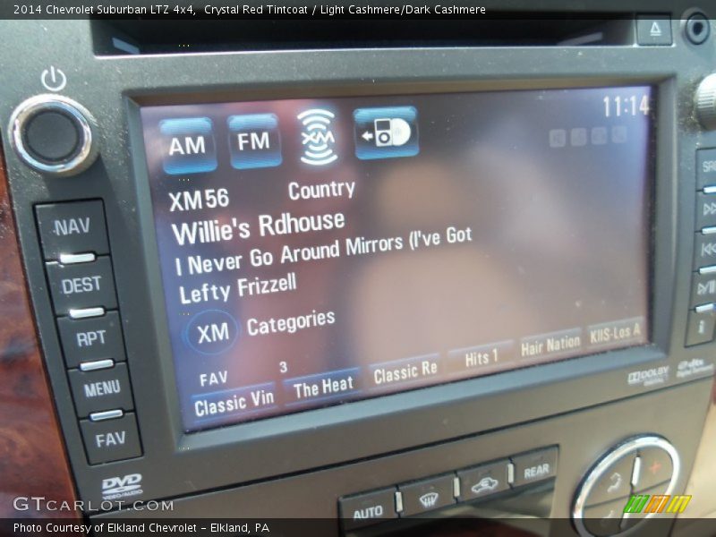 Crystal Red Tintcoat / Light Cashmere/Dark Cashmere 2014 Chevrolet Suburban LTZ 4x4