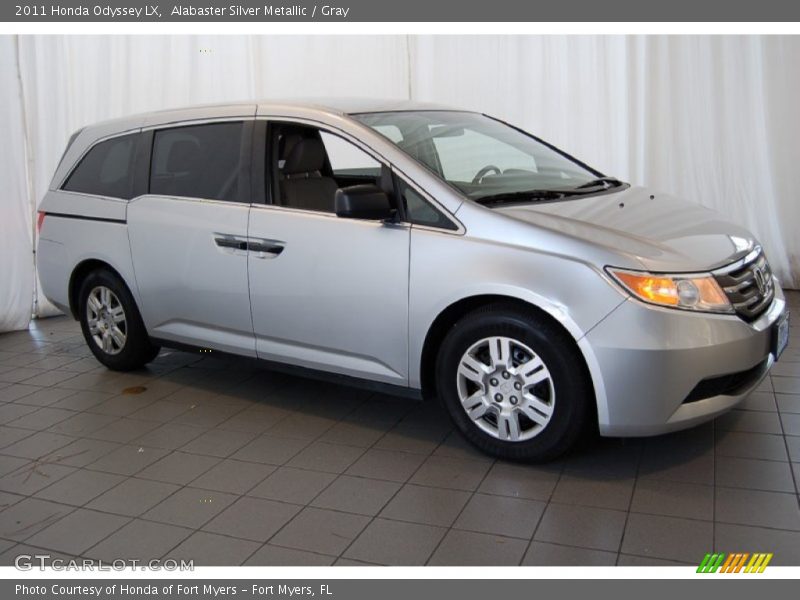Alabaster Silver Metallic / Gray 2011 Honda Odyssey LX