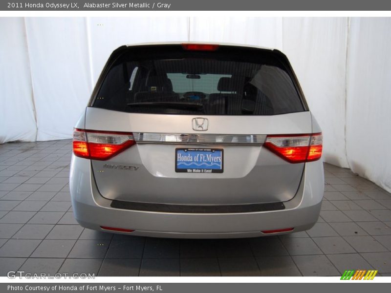 Alabaster Silver Metallic / Gray 2011 Honda Odyssey LX