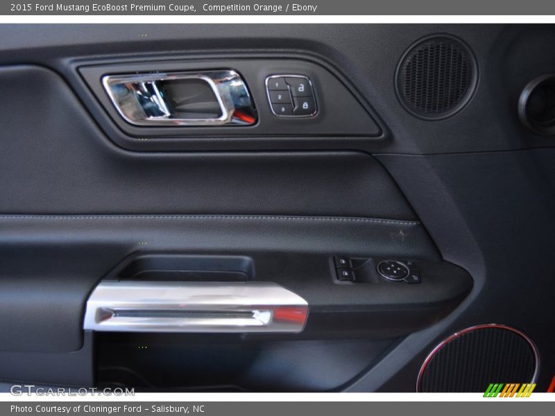 Controls of 2015 Mustang EcoBoost Premium Coupe