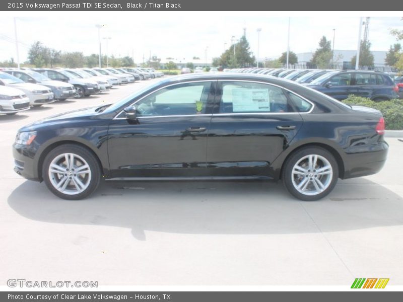 Black / Titan Black 2015 Volkswagen Passat TDI SE Sedan