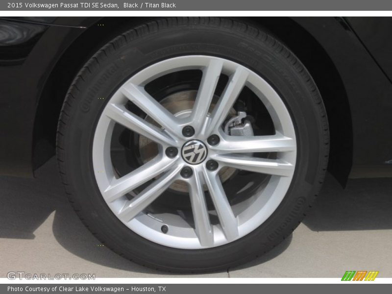 Black / Titan Black 2015 Volkswagen Passat TDI SE Sedan