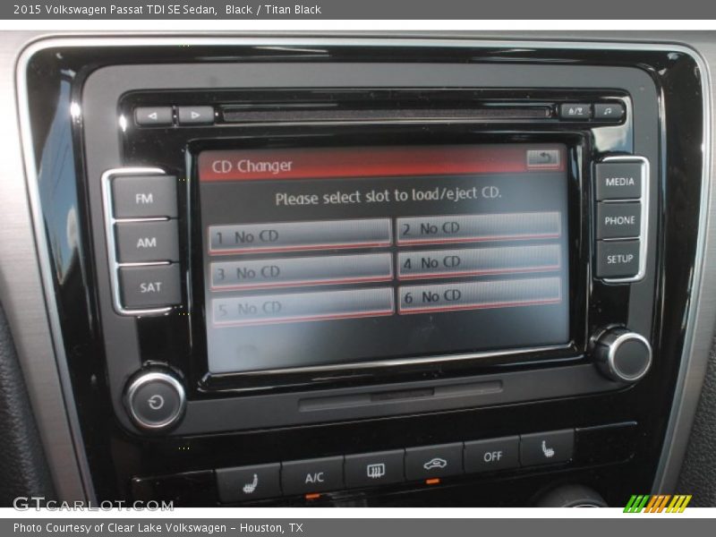Black / Titan Black 2015 Volkswagen Passat TDI SE Sedan