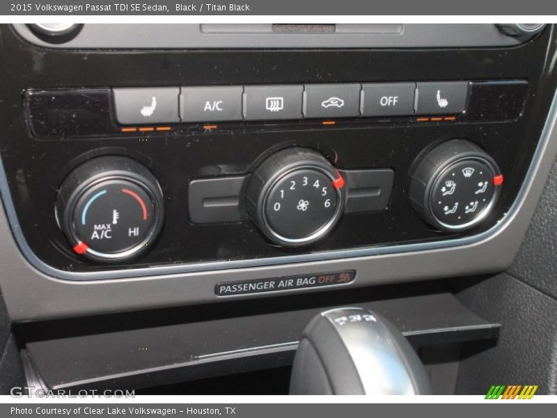 Black / Titan Black 2015 Volkswagen Passat TDI SE Sedan