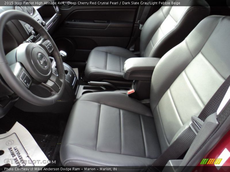 Front Seat of 2015 Patriot High Altitude 4x4