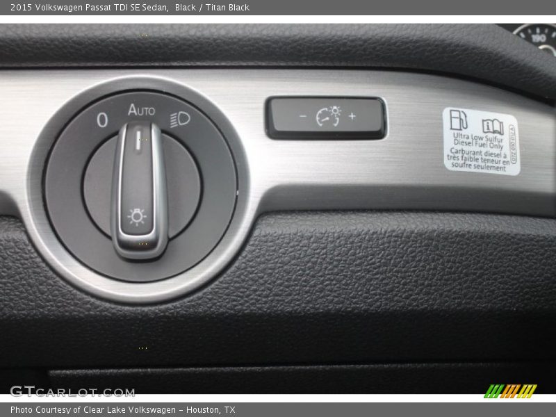 Black / Titan Black 2015 Volkswagen Passat TDI SE Sedan