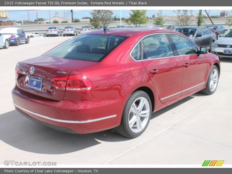 Fortana Red Metallic / Titan Black 2015 Volkswagen Passat TDI SEL Premium Sedan