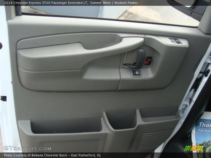 Summit White / Medium Pewter 2014 Chevrolet Express 3500 Passenger Extended LT