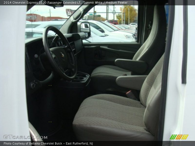 Summit White / Medium Pewter 2014 Chevrolet Express 3500 Passenger Extended LT