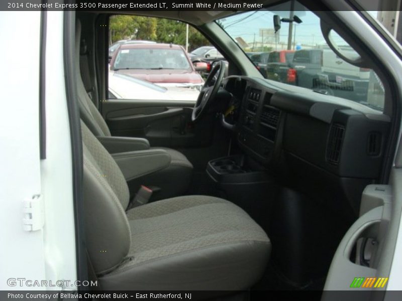 Summit White / Medium Pewter 2014 Chevrolet Express 3500 Passenger Extended LT