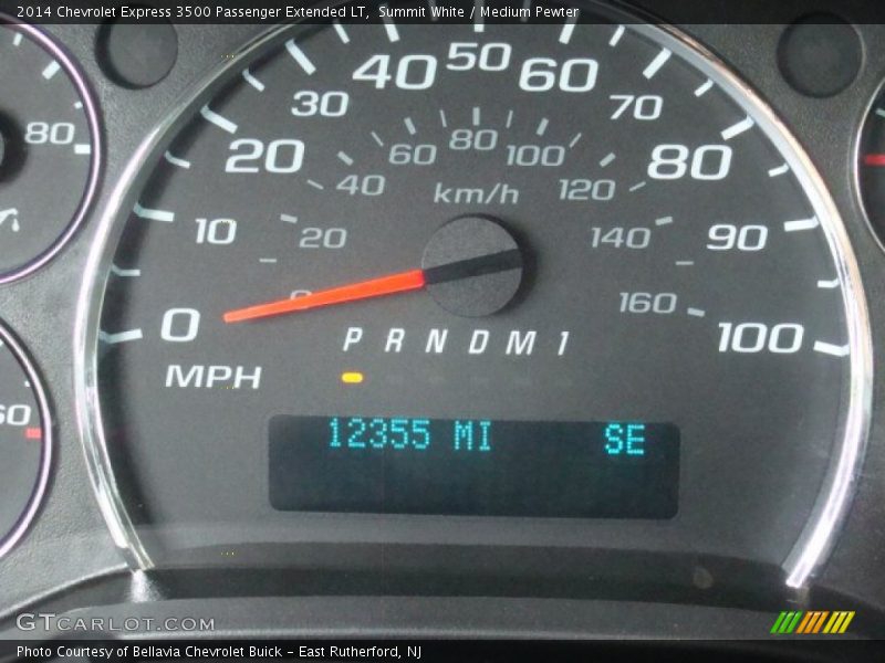Summit White / Medium Pewter 2014 Chevrolet Express 3500 Passenger Extended LT