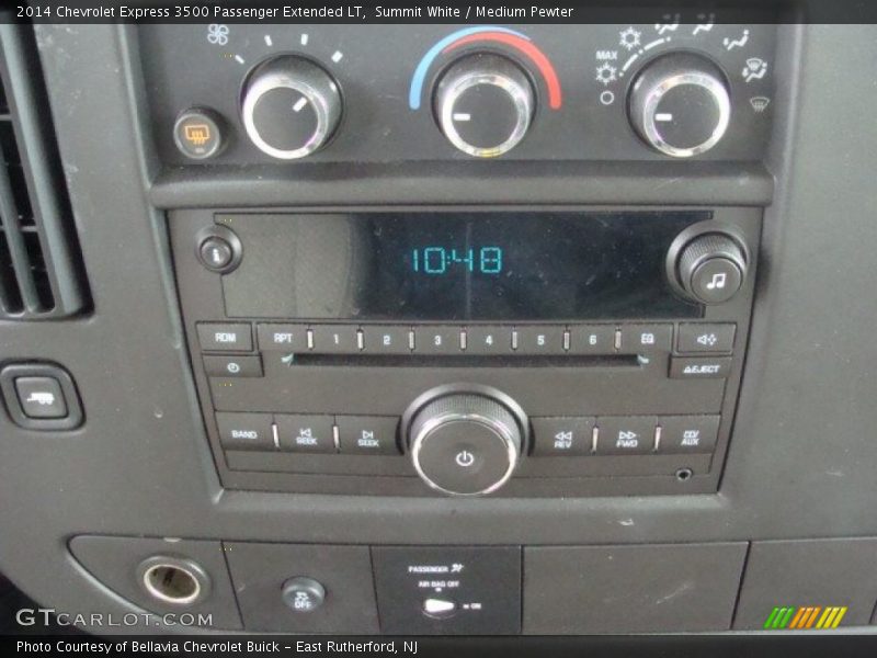 Summit White / Medium Pewter 2014 Chevrolet Express 3500 Passenger Extended LT