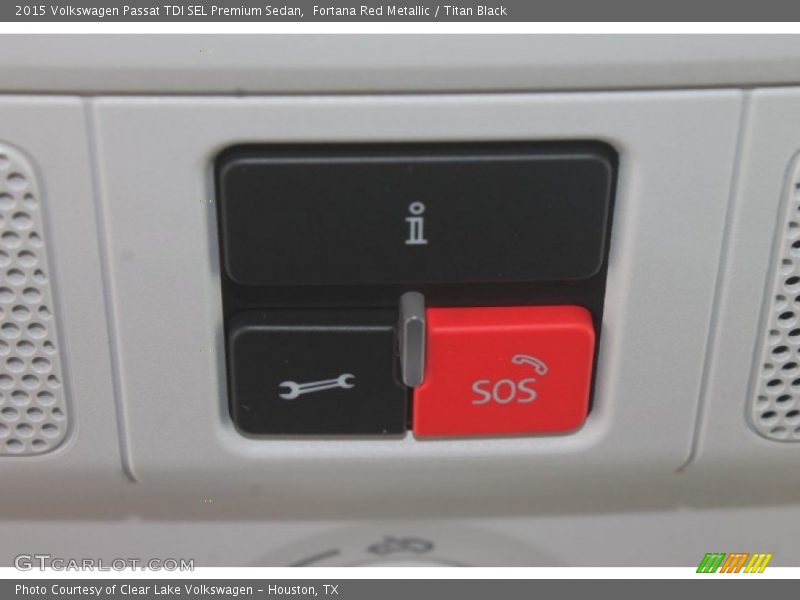 Fortana Red Metallic / Titan Black 2015 Volkswagen Passat TDI SEL Premium Sedan