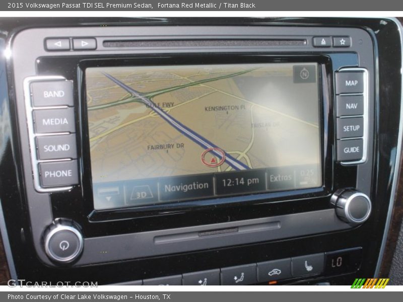 Fortana Red Metallic / Titan Black 2015 Volkswagen Passat TDI SEL Premium Sedan