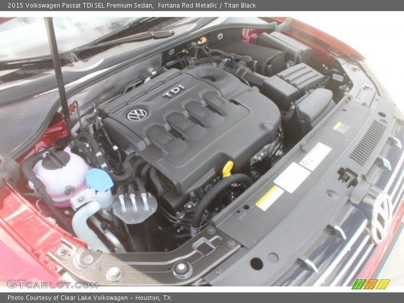 Fortana Red Metallic / Titan Black 2015 Volkswagen Passat TDI SEL Premium Sedan