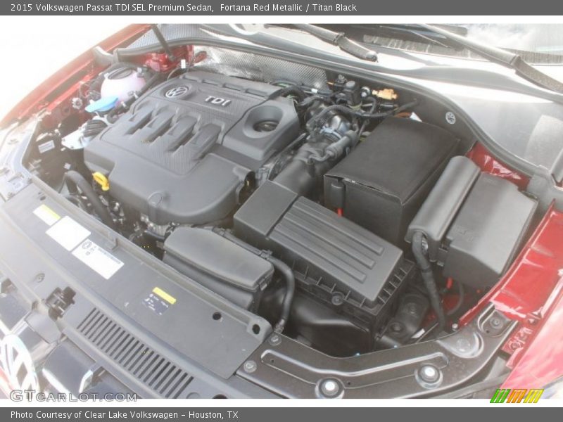 Fortana Red Metallic / Titan Black 2015 Volkswagen Passat TDI SEL Premium Sedan