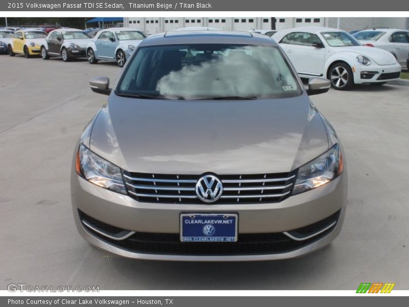 Titanium Beige / Titan Black 2015 Volkswagen Passat TDI SE Sedan