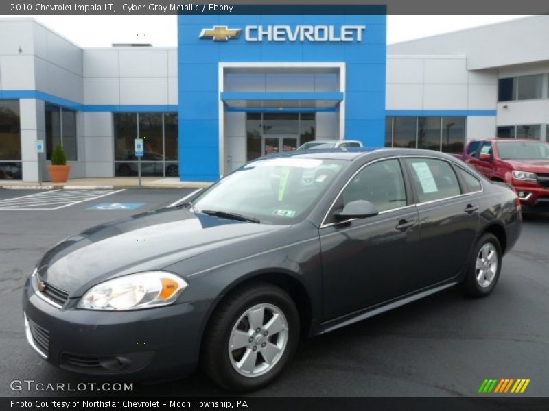 Cyber Gray Metallic / Ebony 2010 Chevrolet Impala LT