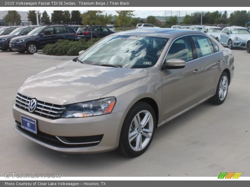 Titanium Beige / Titan Black 2015 Volkswagen Passat TDI SE Sedan