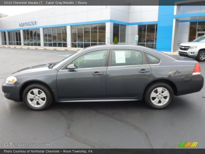Cyber Gray Metallic / Ebony 2010 Chevrolet Impala LT