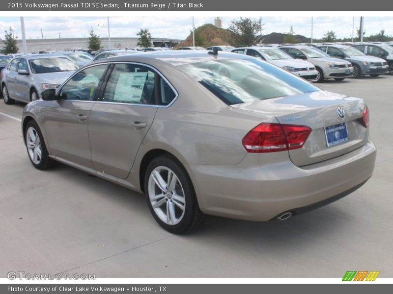 Titanium Beige / Titan Black 2015 Volkswagen Passat TDI SE Sedan