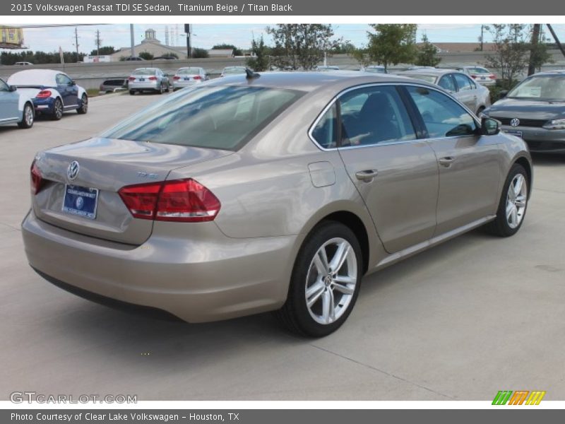 Titanium Beige / Titan Black 2015 Volkswagen Passat TDI SE Sedan