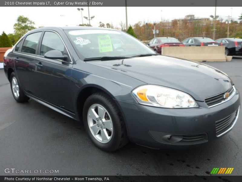 Cyber Gray Metallic / Ebony 2010 Chevrolet Impala LT