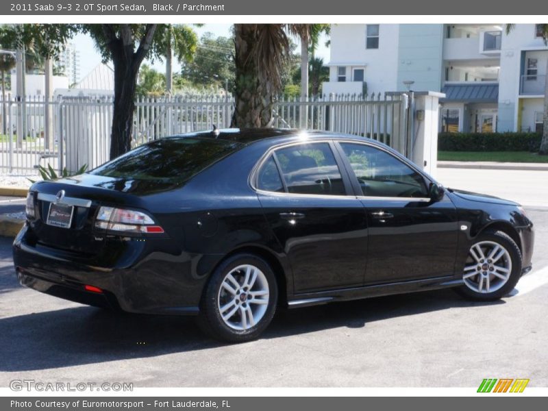 Black / Parchment 2011 Saab 9-3 2.0T Sport Sedan