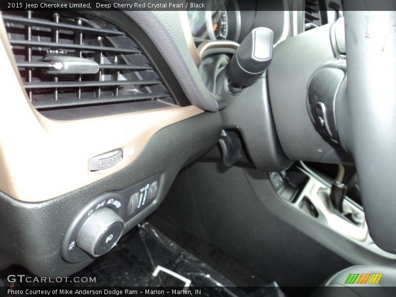 Deep Cherry Red Crystal Pearl / Black 2015 Jeep Cherokee Limited