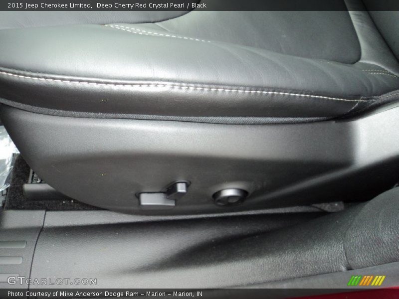 Deep Cherry Red Crystal Pearl / Black 2015 Jeep Cherokee Limited