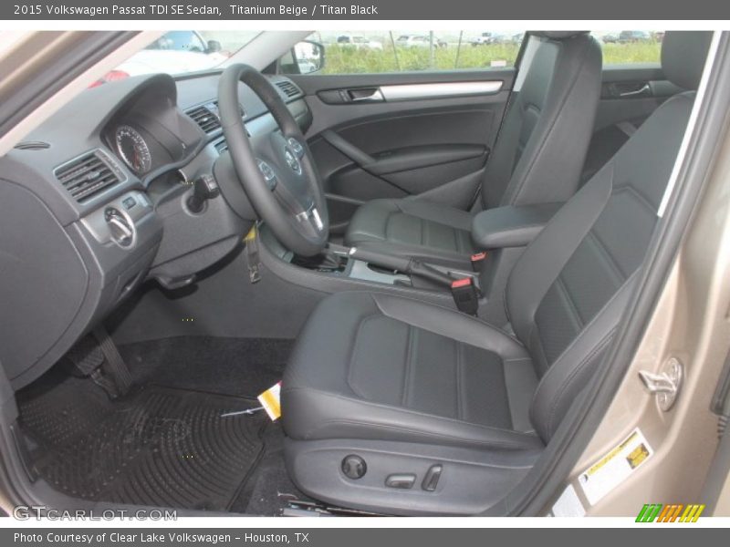 Titanium Beige / Titan Black 2015 Volkswagen Passat TDI SE Sedan