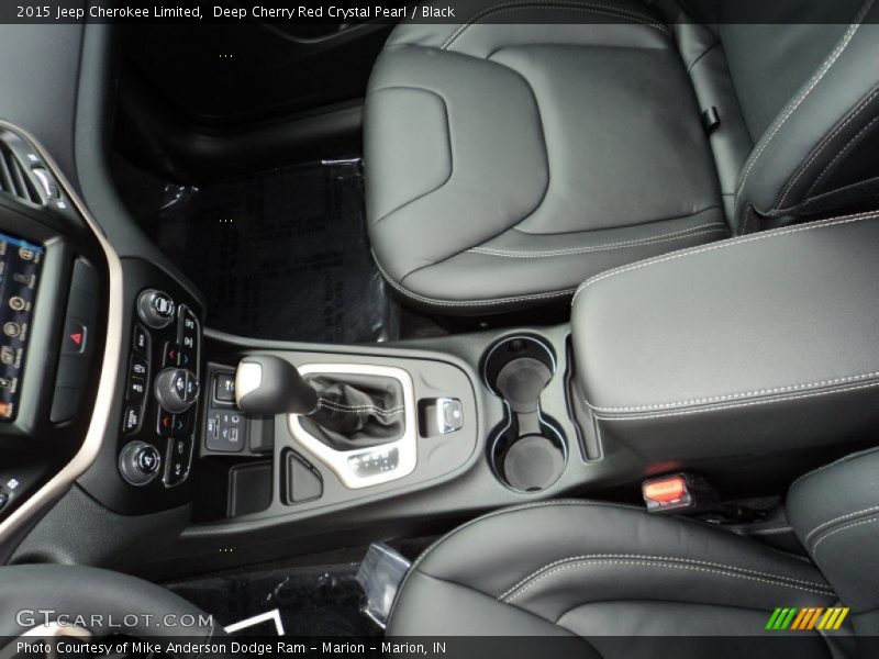 Deep Cherry Red Crystal Pearl / Black 2015 Jeep Cherokee Limited