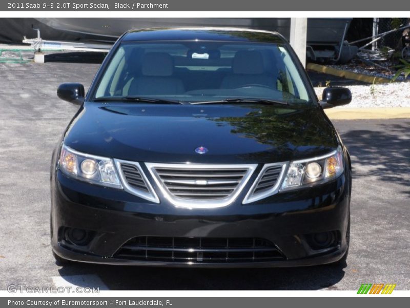 Black / Parchment 2011 Saab 9-3 2.0T Sport Sedan