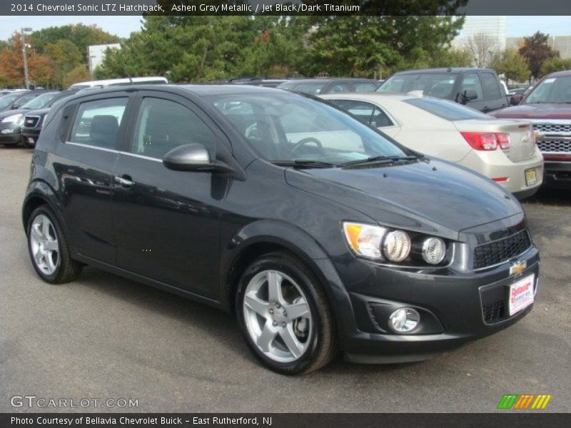 Ashen Gray Metallic / Jet Black/Dark Titanium 2014 Chevrolet Sonic LTZ Hatchback