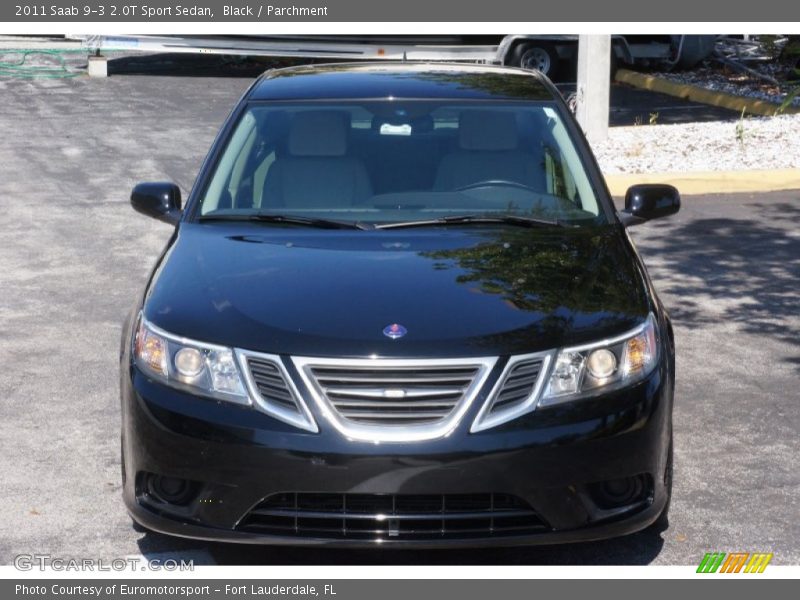 Black / Parchment 2011 Saab 9-3 2.0T Sport Sedan
