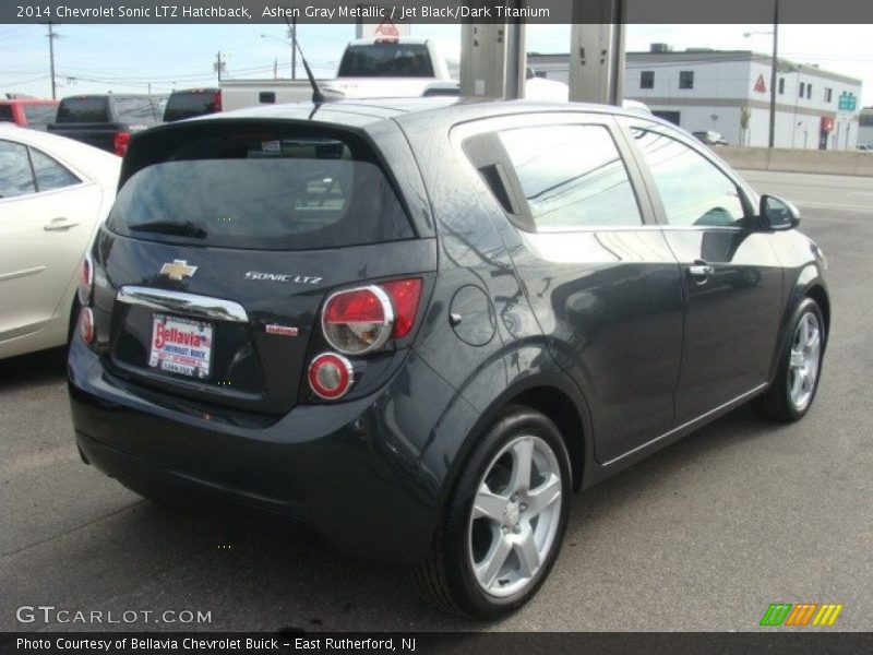 Ashen Gray Metallic / Jet Black/Dark Titanium 2014 Chevrolet Sonic LTZ Hatchback