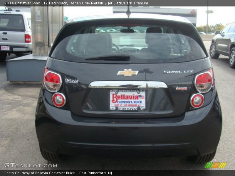 Ashen Gray Metallic / Jet Black/Dark Titanium 2014 Chevrolet Sonic LTZ Hatchback