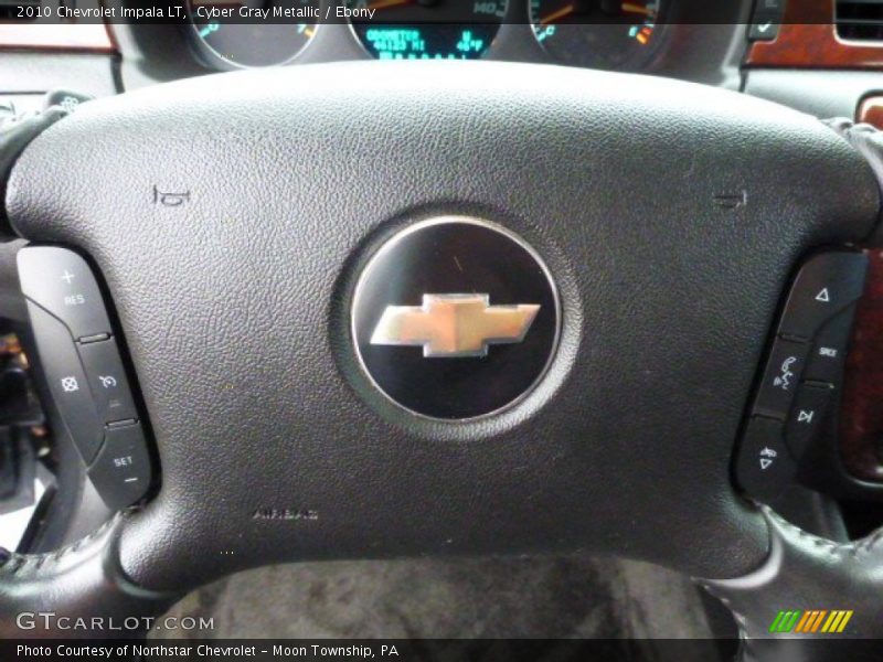 Cyber Gray Metallic / Ebony 2010 Chevrolet Impala LT