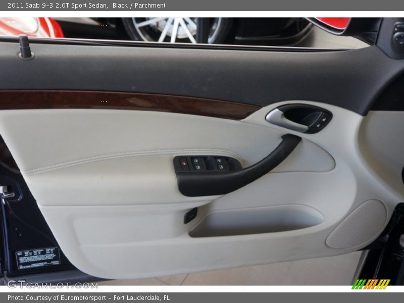 Black / Parchment 2011 Saab 9-3 2.0T Sport Sedan