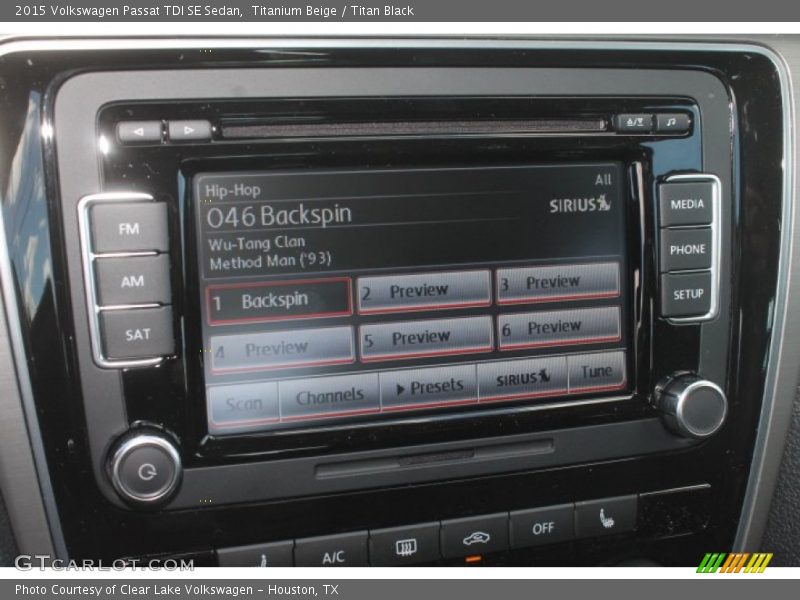Titanium Beige / Titan Black 2015 Volkswagen Passat TDI SE Sedan