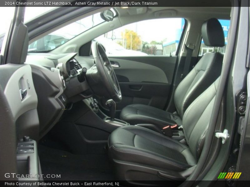 Ashen Gray Metallic / Jet Black/Dark Titanium 2014 Chevrolet Sonic LTZ Hatchback