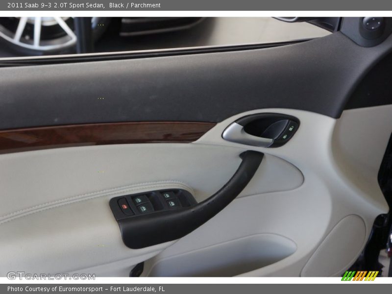 Black / Parchment 2011 Saab 9-3 2.0T Sport Sedan