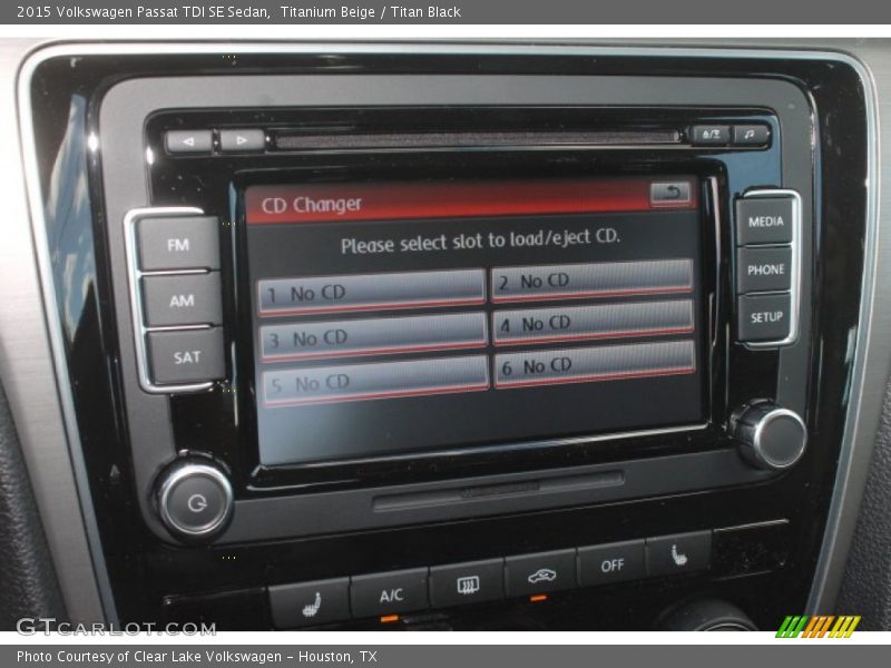 Titanium Beige / Titan Black 2015 Volkswagen Passat TDI SE Sedan