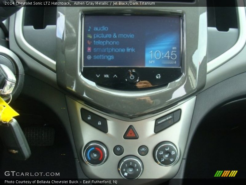 Ashen Gray Metallic / Jet Black/Dark Titanium 2014 Chevrolet Sonic LTZ Hatchback