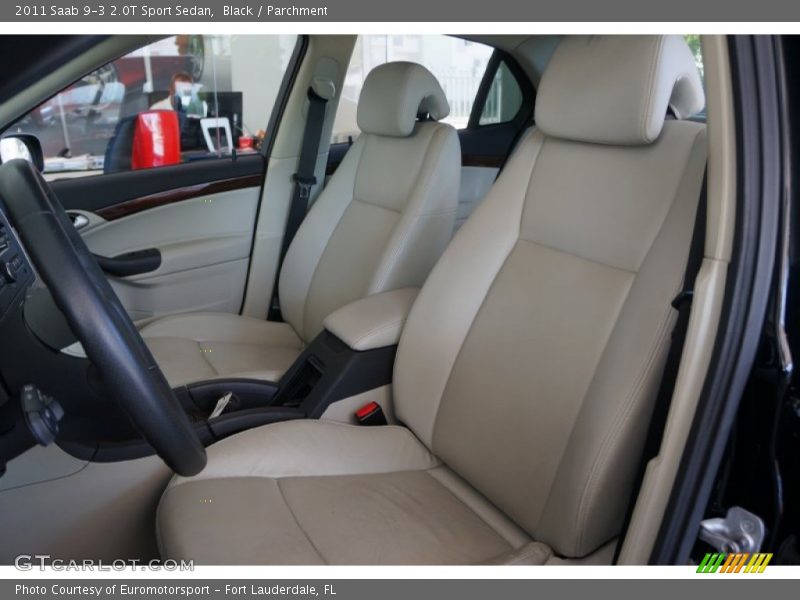 Black / Parchment 2011 Saab 9-3 2.0T Sport Sedan