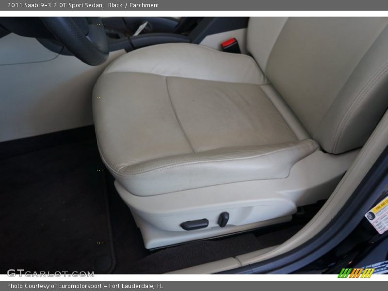 Black / Parchment 2011 Saab 9-3 2.0T Sport Sedan