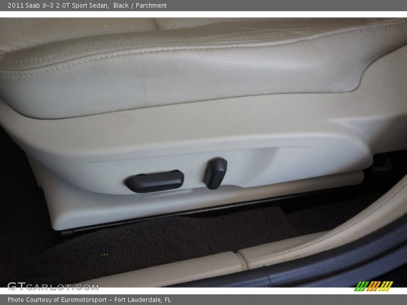 Black / Parchment 2011 Saab 9-3 2.0T Sport Sedan