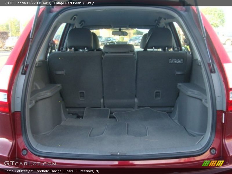 Tango Red Pearl / Gray 2010 Honda CR-V LX AWD