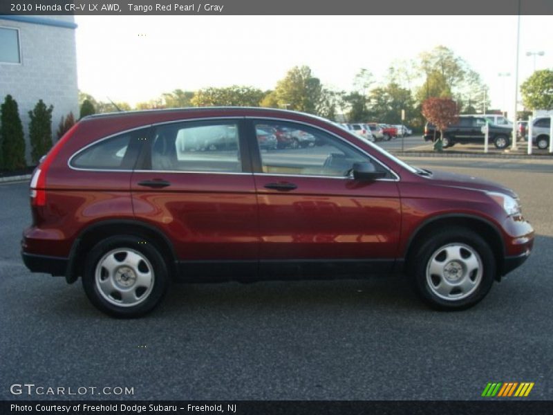 Tango Red Pearl / Gray 2010 Honda CR-V LX AWD