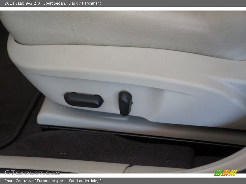 Black / Parchment 2011 Saab 9-3 2.0T Sport Sedan